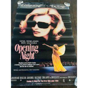 Movie Theater Cinema Poster Lobby Card vtg 1977 Opening Night Gena Ben Gazzara